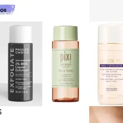 Rutina facial de exfoliación con productos de Byoode, Paula's Choice, Pixi y Biologique Recherche.