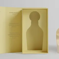 Perfume "My Soul Enchanted" en su caja, con notas de mandarina y vainilla. Un toque de **enchanted Mercadona** para recordar.