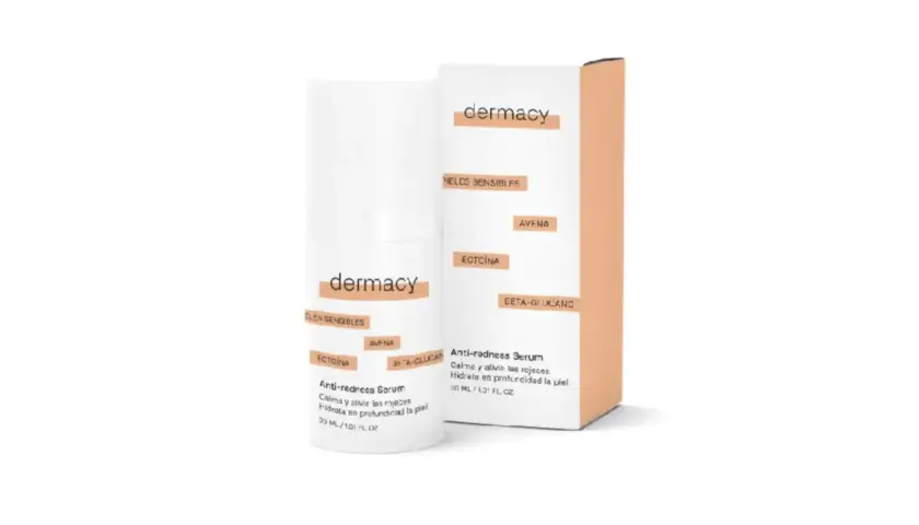 Sérum Dermacy Anti-rojeces para pieles sensibles, con ectoína, avena y beta-glucano. Calma e hidrata.