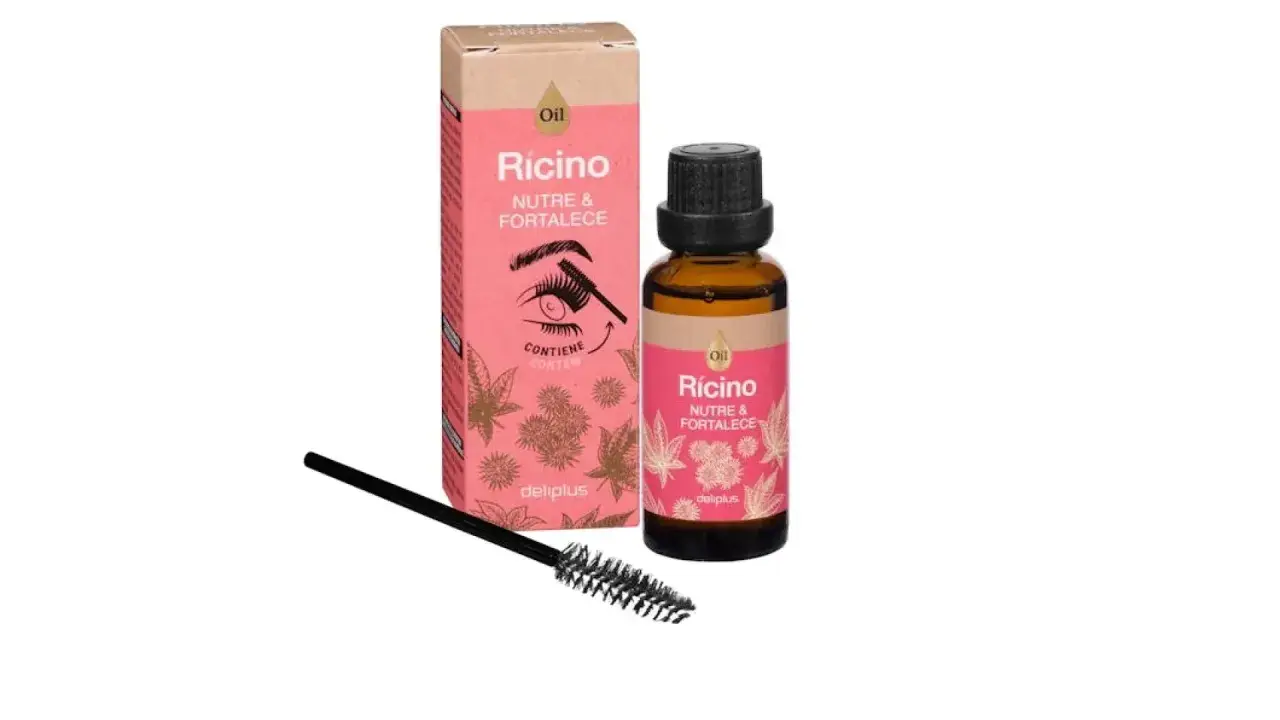 Aceite de ricino Deliplus Mercadona para nutrir y fortalecer pestañas. Incluye aplicador.