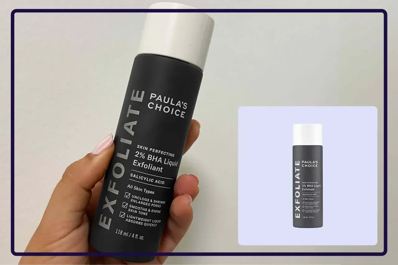 Exfoliante líquido Paula's Choice con ácido salicílico. Descubre para qué sirve el ácido salicílico: desobstruye poros, suaviza y unifica el tono.